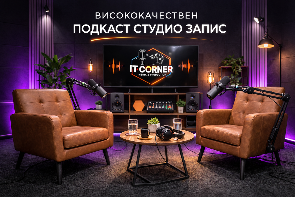 Professional Podcast Recording in Studio - Sofia